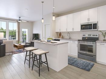 Spacious 1-, 2- & 3-bedroom apartment homes with 9’ ceilings